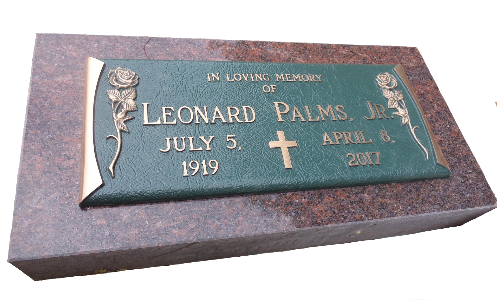 Bronze Headstones Cast Bronze Mounted on Granite...